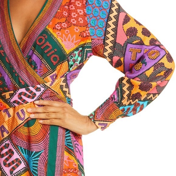 Farm Rio Wrap Dress - Picture 4 of 6